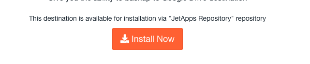 دکمه Install Now برای نصب پلاگین S3 Compatible